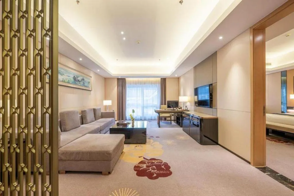 Bed in Qingshan Hotel Baotou