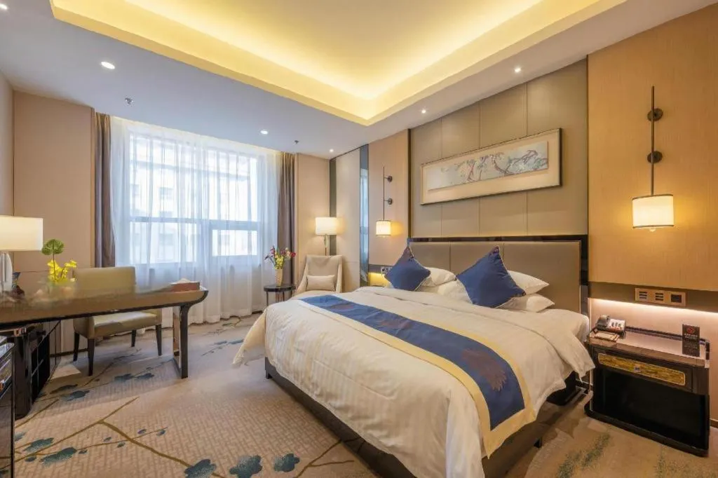 Bed in Qingshan Hotel Baotou