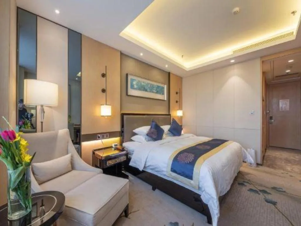 Bed in Qingshan Hotel Baotou