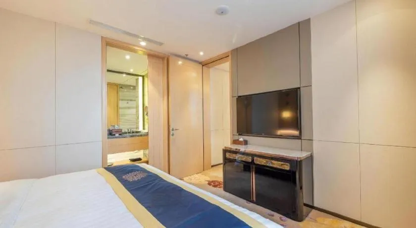 Bed in Qingshan Hotel Baotou