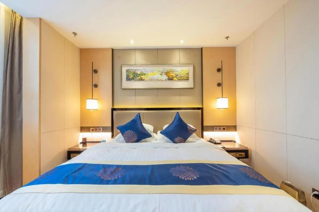 Bed in Qingshan Hotel Baotou