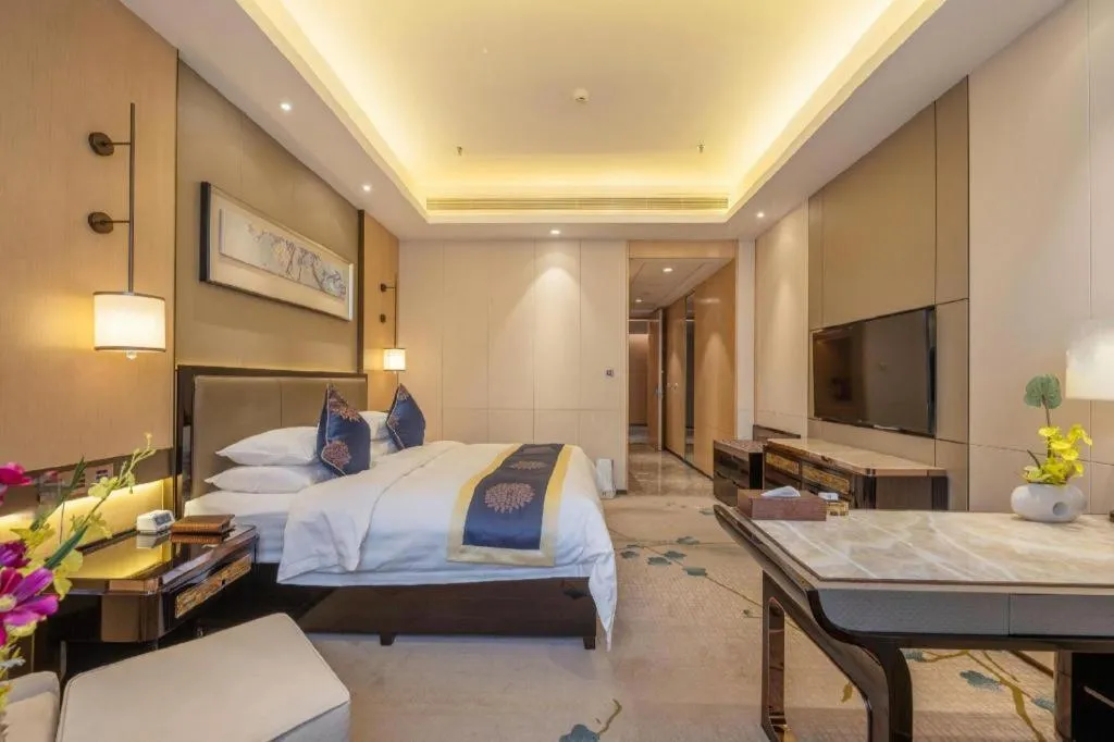 Bed in Qingshan Hotel Baotou