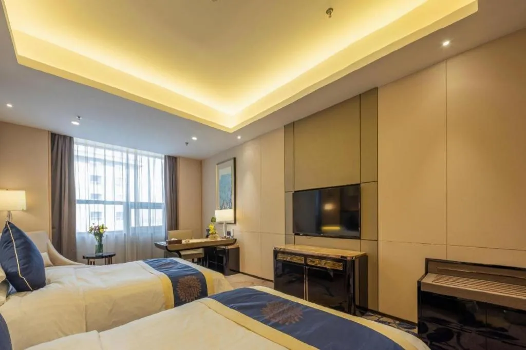 Bed in Qingshan Hotel Baotou