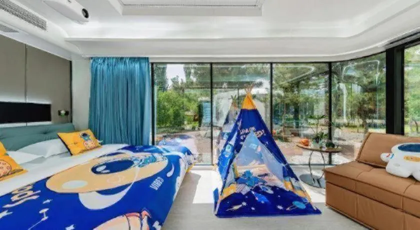 Bed in Qingshan Hotel Baotou