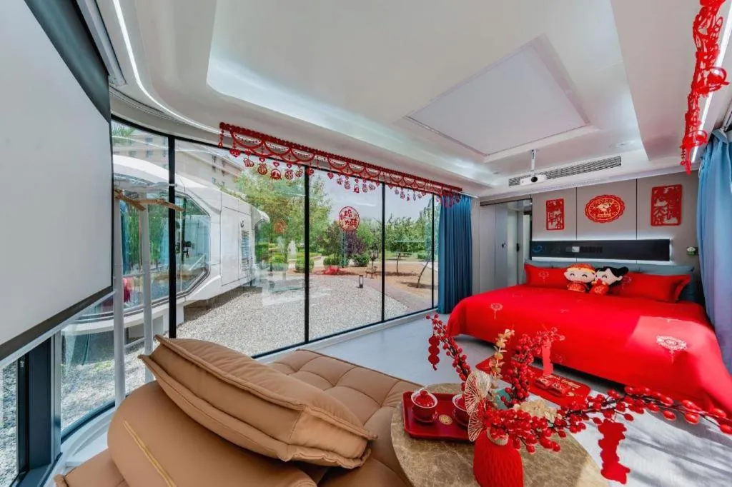 Bed in Qingshan Hotel Baotou