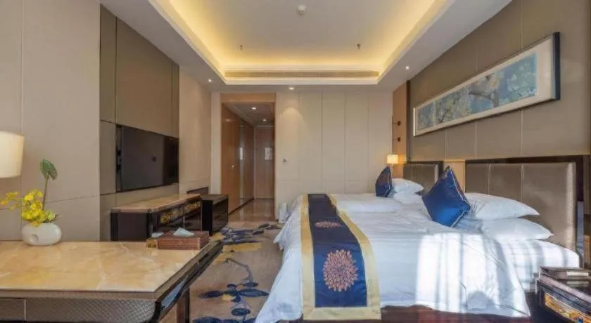 Bed in Qingshan Hotel Baotou