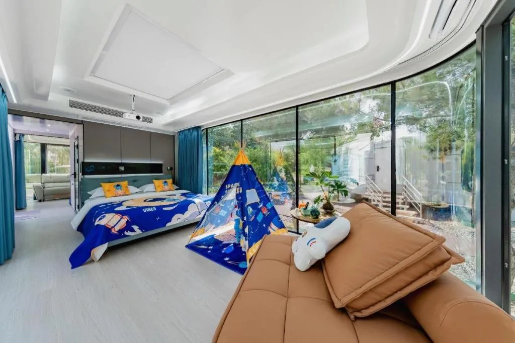 Bed in Qingshan Hotel Baotou