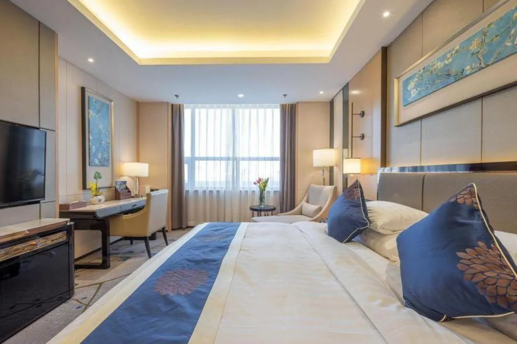 Bed in Qingshan Hotel Baotou