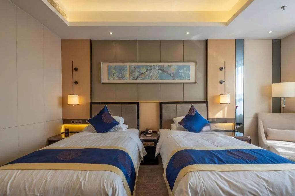 Bed in Qingshan Hotel Baotou