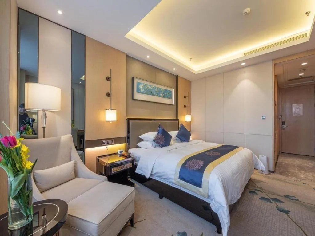 Bed in Qingshan Hotel Baotou