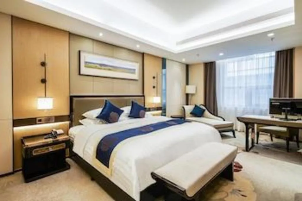 Bed in Qingshan Hotel Baotou