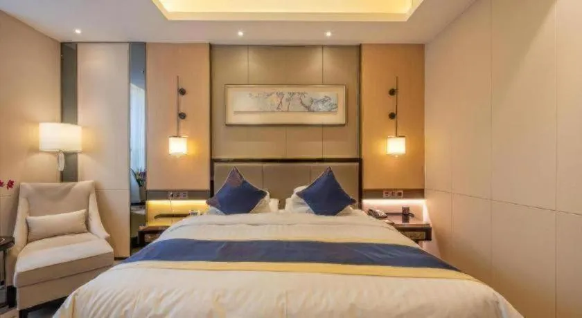 Bed in Qingshan Hotel Baotou