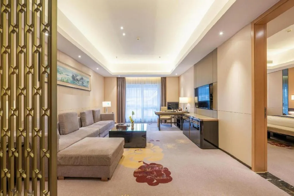 Bed in Qingshan Hotel Baotou