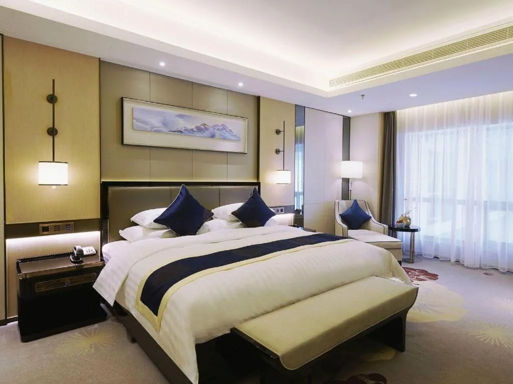 Bed in Qingshan Hotel Baotou