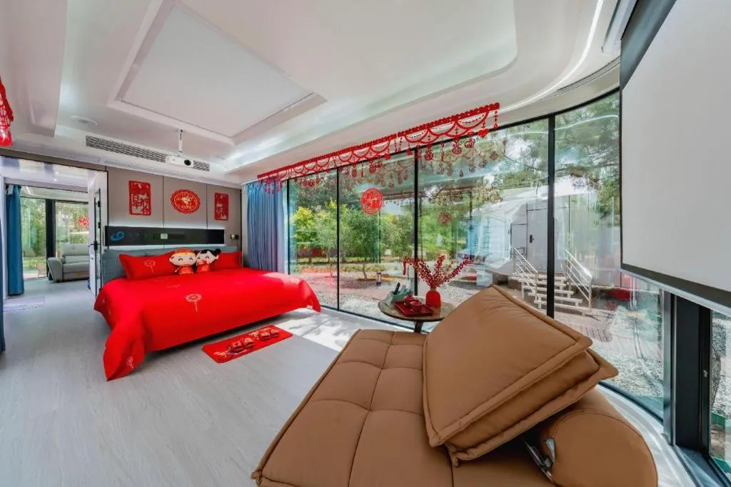 Bed in Qingshan Hotel Baotou