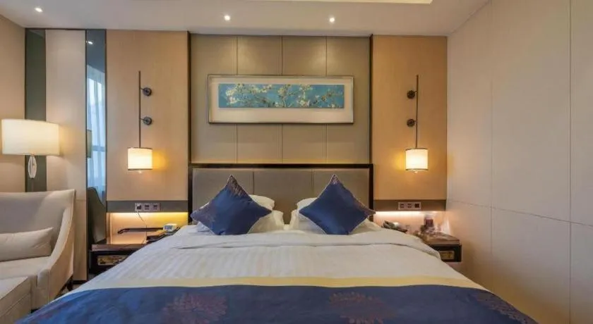 Bed in Qingshan Hotel Baotou