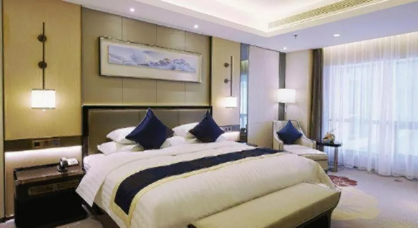 Bed in Qingshan Hotel Baotou