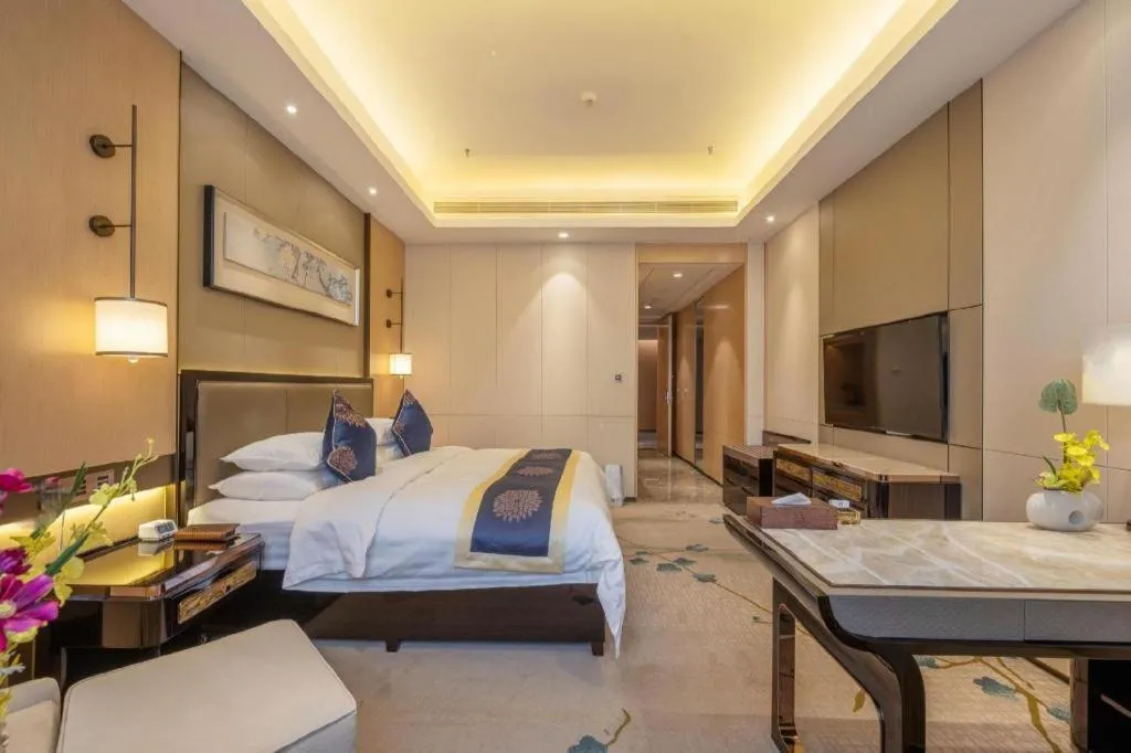 Bed in Qingshan Hotel Baotou