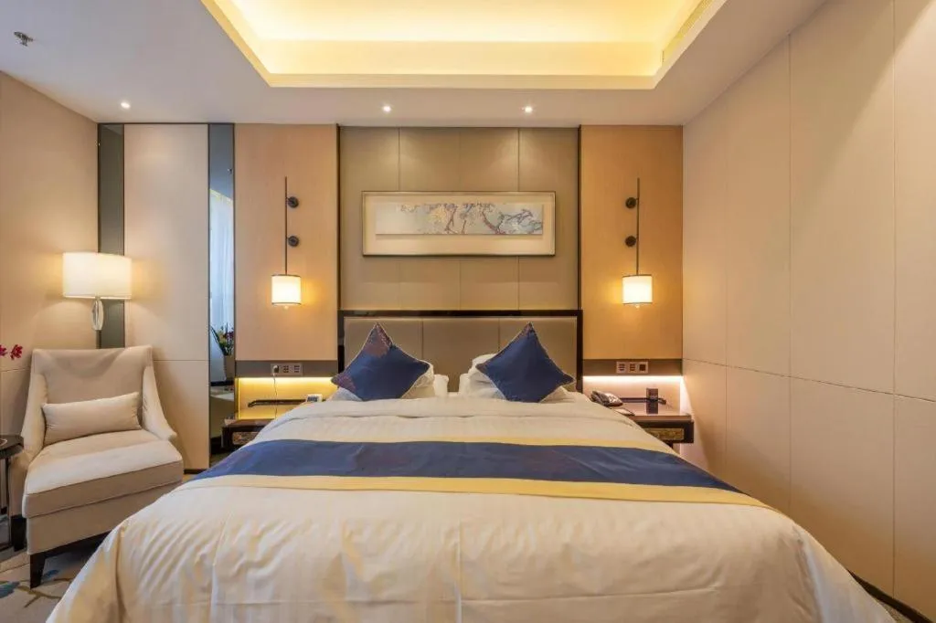 Bed in Qingshan Hotel Baotou