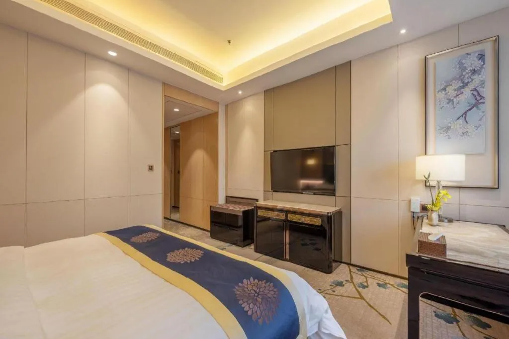 Bed in Qingshan Hotel Baotou