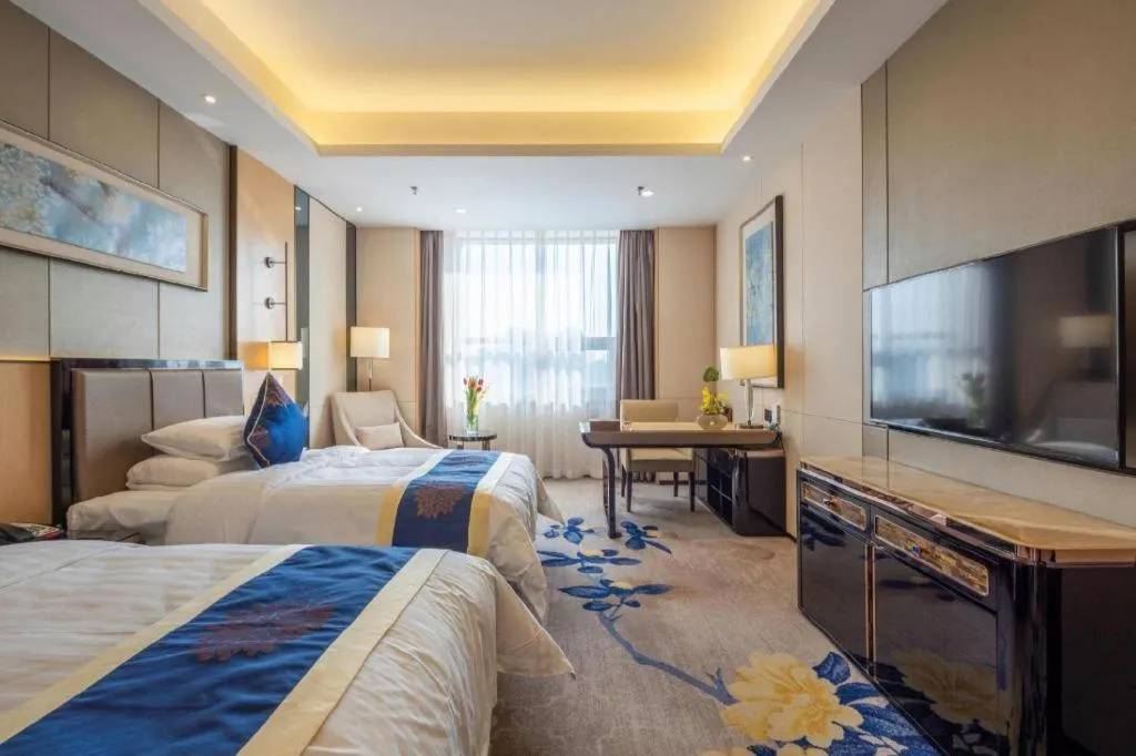 Bed in Qingshan Hotel Baotou