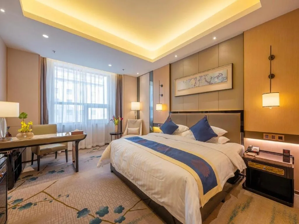 Bed in Qingshan Hotel Baotou