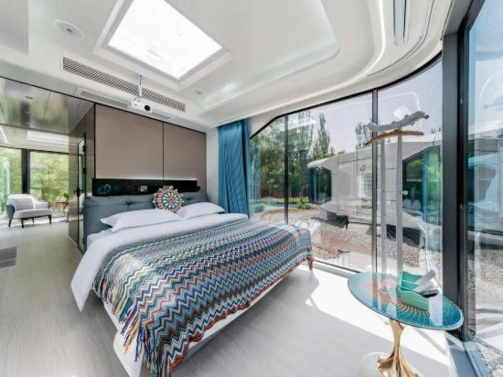 Bed in Qingshan Hotel Baotou