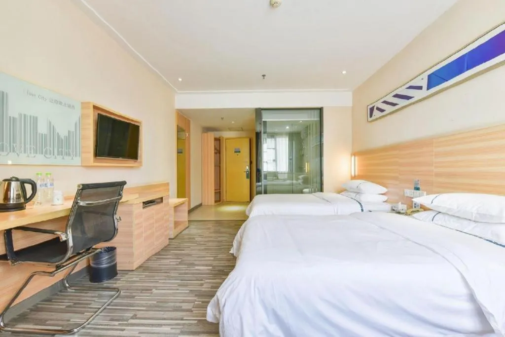 Bed in City Comfort Inn Nanning Langdong Changhu