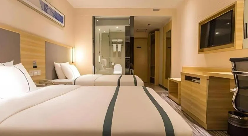 Bed in City Comfort Inn Nanning Langdong Changhu