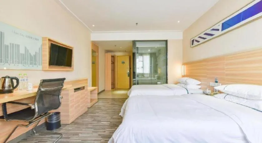 Bed in City Comfort Inn Nanning Langdong Changhu