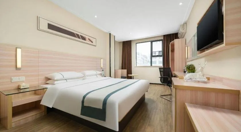 Bed in City Comfort Inn Nanning Langdong Changhu