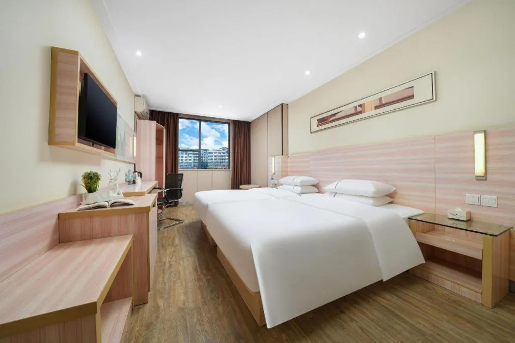 Bed in City Comfort Inn Nanning Langdong Changhu