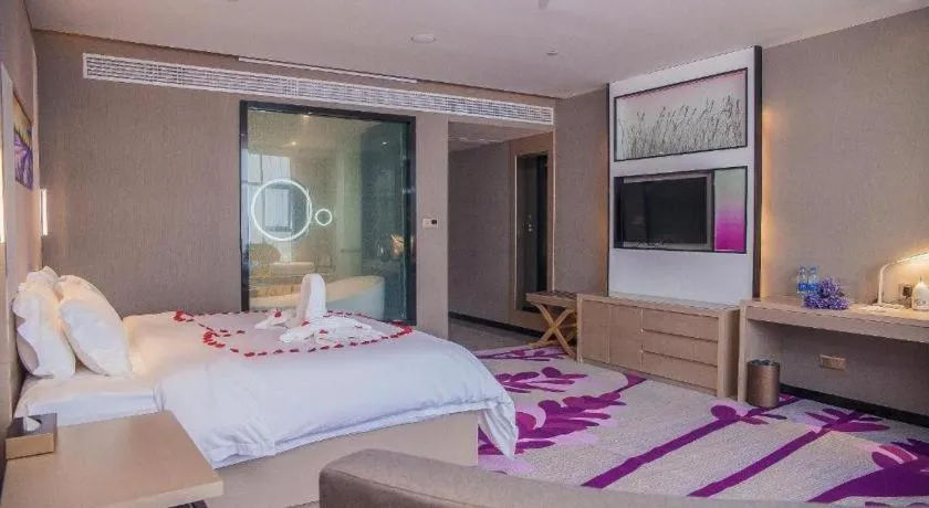 Bed in Lavande Hotel Jinzhou Gong'an RT-Mart Chinese Medicine Hospital