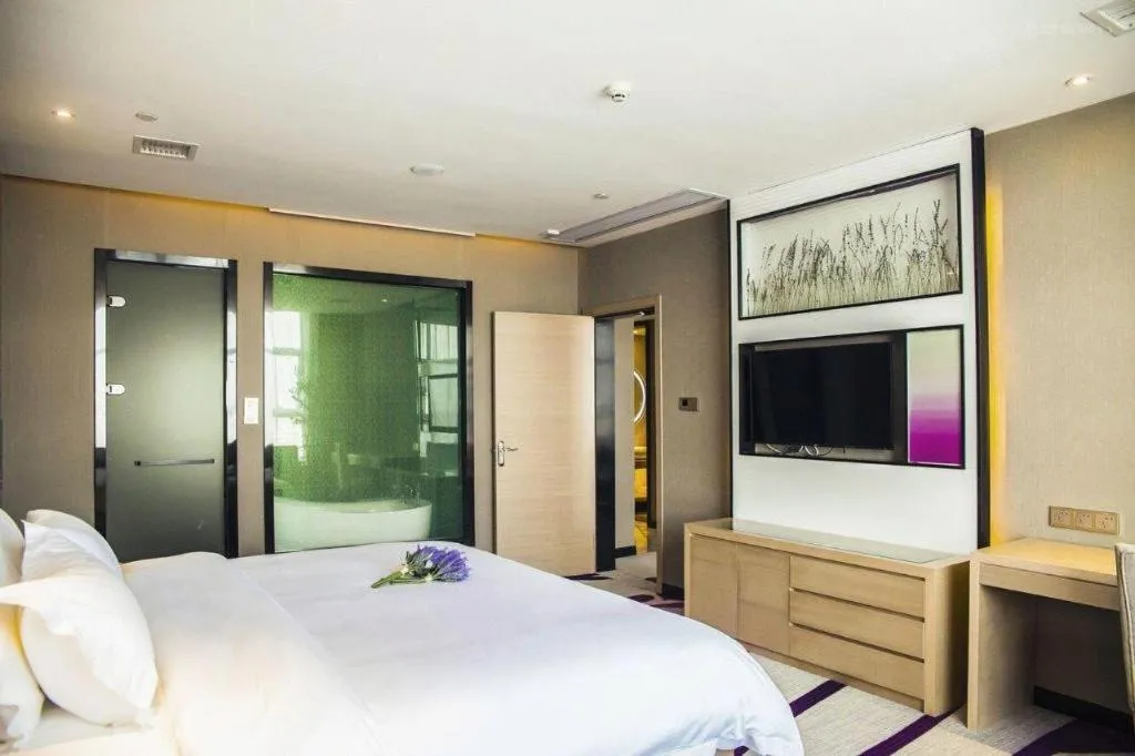 Bed in Lavande Hotel Jinzhou Gong'an RT-Mart Chinese Medicine Hospital