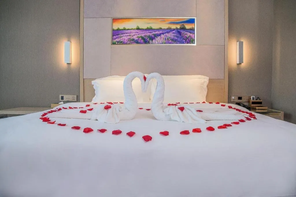 Bed in Lavande Hotel Jinzhou Gong'an RT-Mart Chinese Medicine Hospital