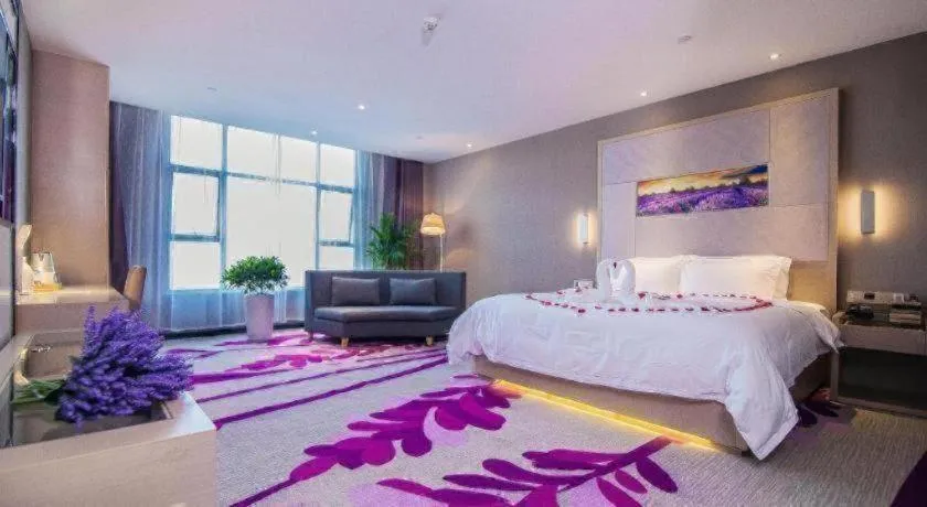 Bed in Lavande Hotel Jinzhou Gong'an RT-Mart Chinese Medicine Hospital