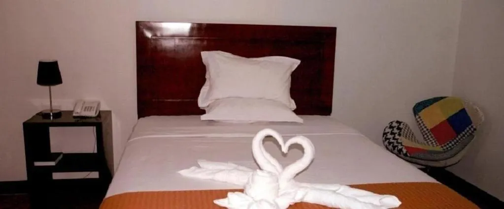 Bed in Castle Dreams Hotel