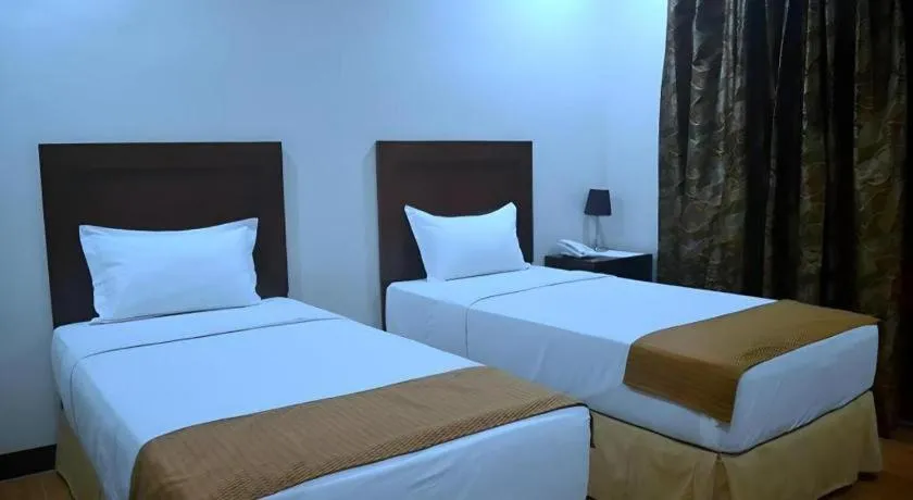 Bed in Castle Dreams Hotel