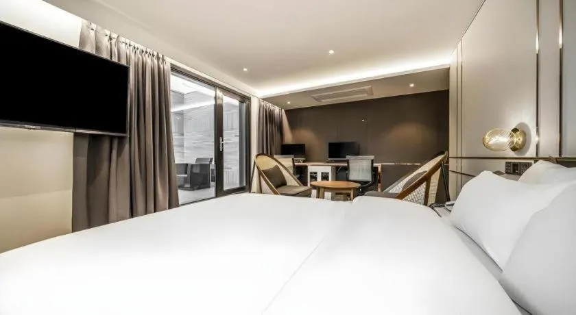 Bed in Jongro HOTEL LABOUM