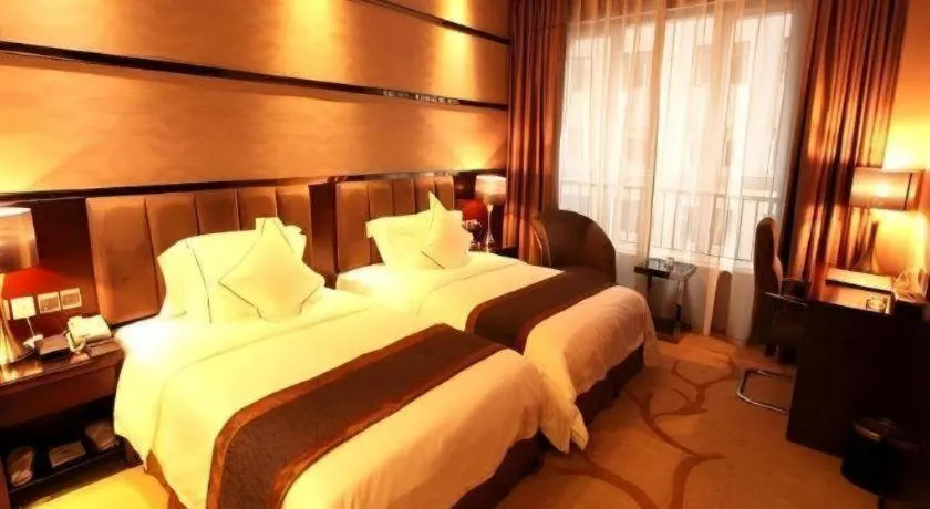 Bed in Liwan International Hotel Chengdu