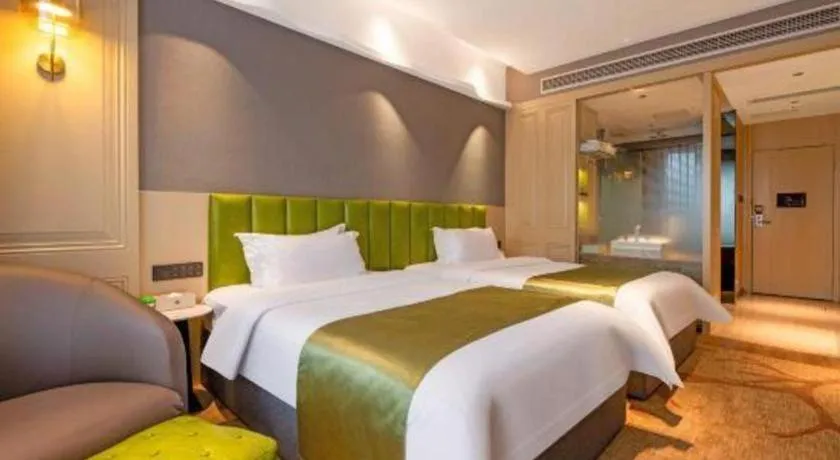 Bed in Liwan International Hotel Chengdu