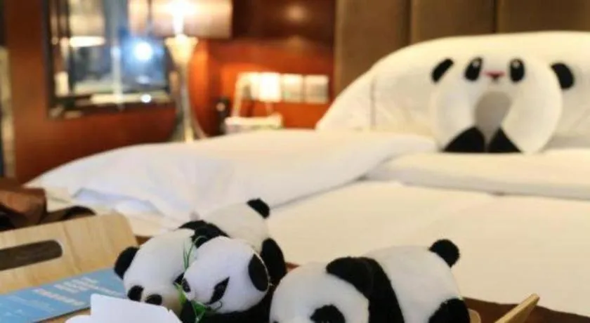 Bed in Liwan International Hotel Chengdu