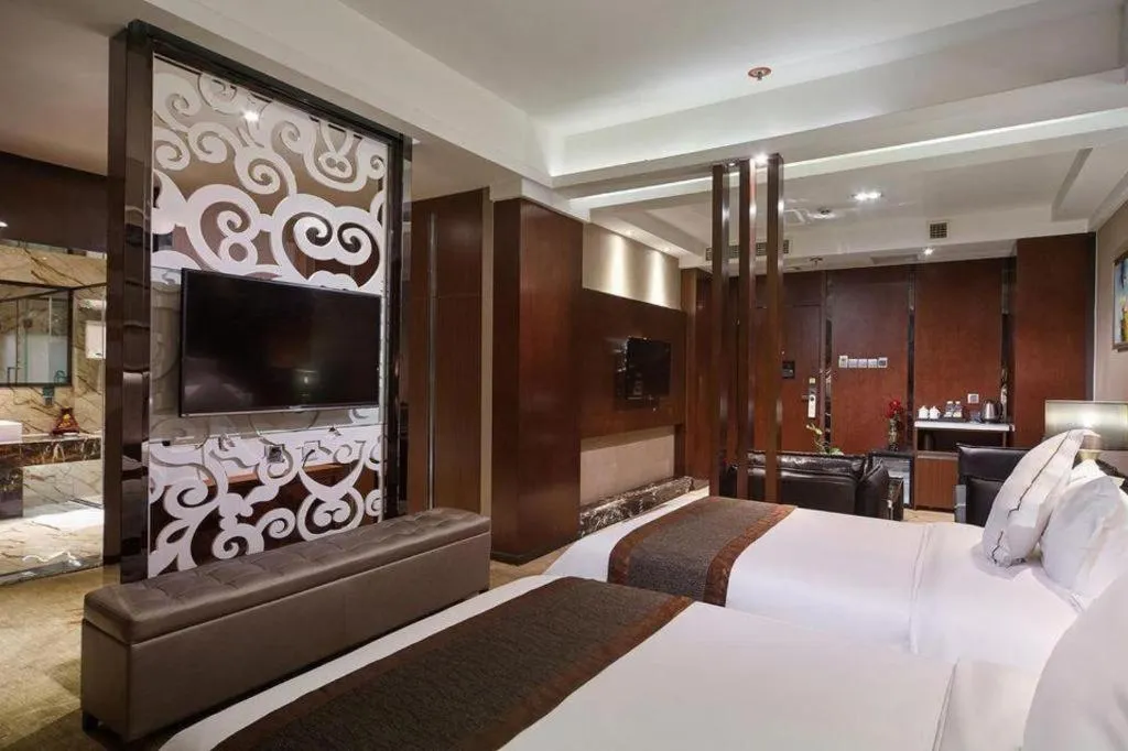 Bed in Liwan International Hotel Chengdu