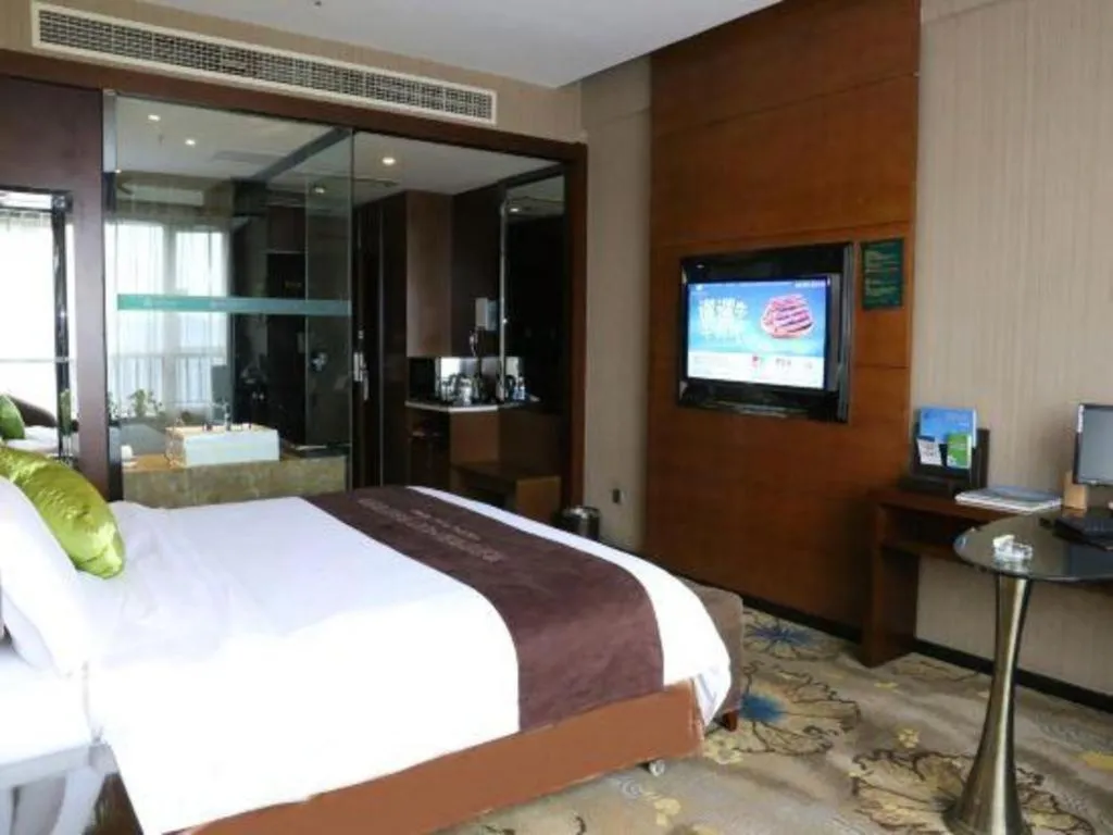 Bed in Liwan International Hotel Chengdu