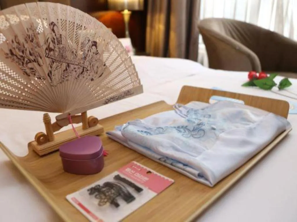 Bed in Liwan International Hotel Chengdu