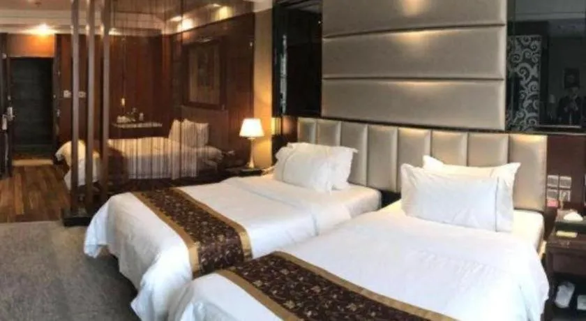 Bed in Liwan International Hotel Chengdu