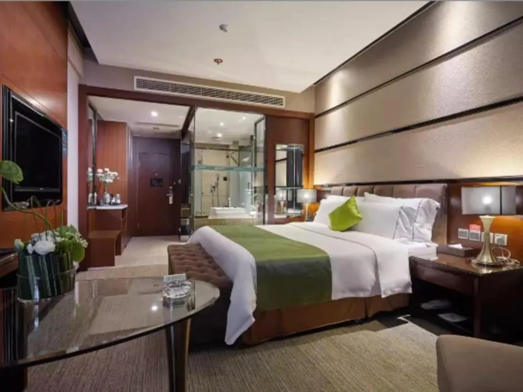 Bed in Liwan International Hotel Chengdu