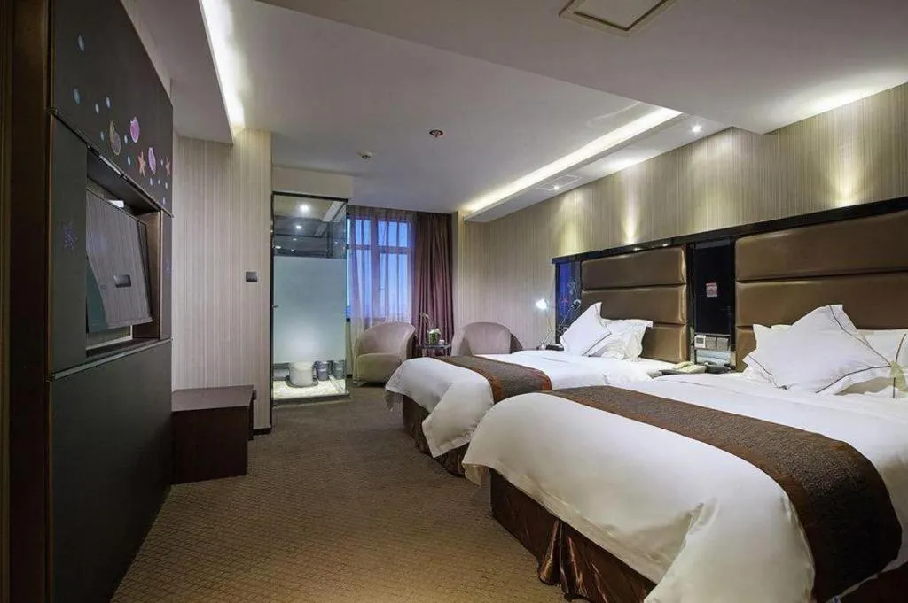 Bed in Liwan International Hotel Chengdu
