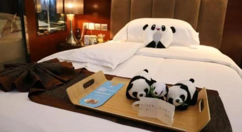 Bed in Liwan International Hotel Chengdu