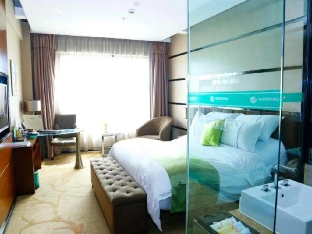 Bed in Liwan International Hotel Chengdu
